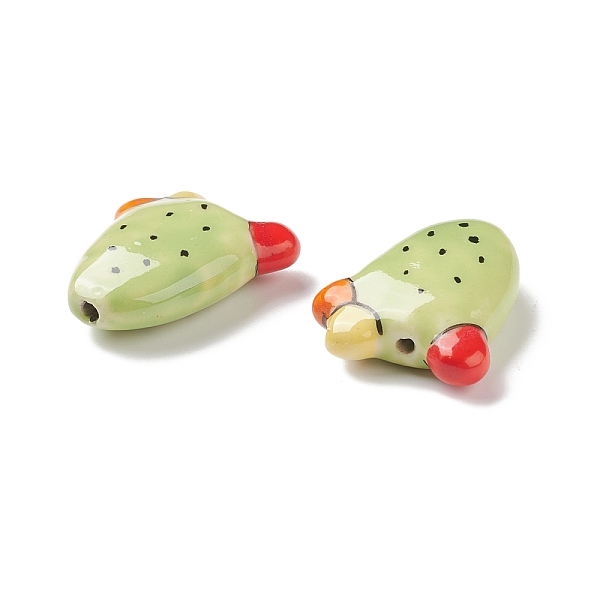 PandaHall Handmade Porcelain Beads, Cactus, Lawn Green, 29.5~30x24~25x8.5~10mm, Hole: 2mm Porcelain Triangle Green
PandaHall Handmade Porcelain Beads, Cactus, Lawn Green, 29.5~30x24~25x8.5~10mm, Hole: 2mm Porcelain Triangle Green