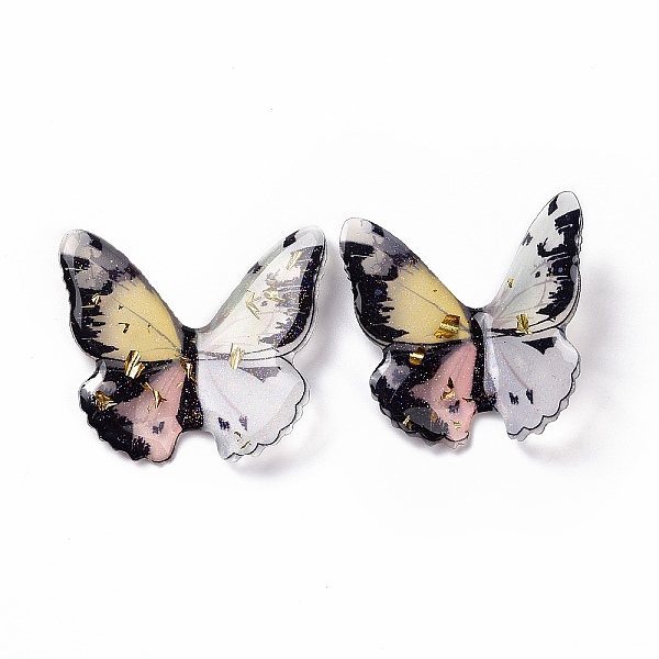 PandaHall Transparent Resin Cabochons, with Gold Foil, Butterfly, Floral White, 37~38x38~42x3.5~4mm Resin Butterfly
PandaHall Transparent Resin Cabochons, with Gold Foil, Butterfly, Floral White, 37~38x38~42x3.5~4mm Resin Butterfly
