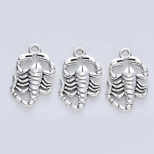 PandaHall Tibetan Style Alloy Pendants, Cadmium Free & Lead Free, Scorpion, Antique Silver, 26.5x17.5x3mm, Hole: 2mm Alloy Other Animal
PandaHall Tibetan Style Alloy Pendants, Cadmium Free & Lead Free, Scorpion, Antique Silver, 26.5x17.5x3mm, Hole: 2mm Alloy Other Animal