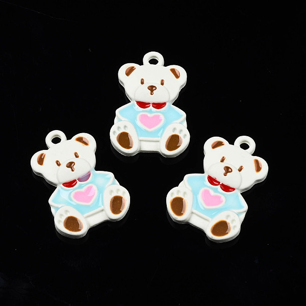 PandaHall Alloy Spray Painted Enamel Pendants, Cadmium Free & Lead Free, Bear, Pearl Pink, 22x15x3mm, Hole: 1.8mm Alloy+Enamel Bear
PandaHall Alloy Spray Painted Enamel Pendants, Cadmium Free & Lead Free, Bear, Pearl Pink, 22x15x3mm, Hole: 1.8mm Alloy+Enamel Bear