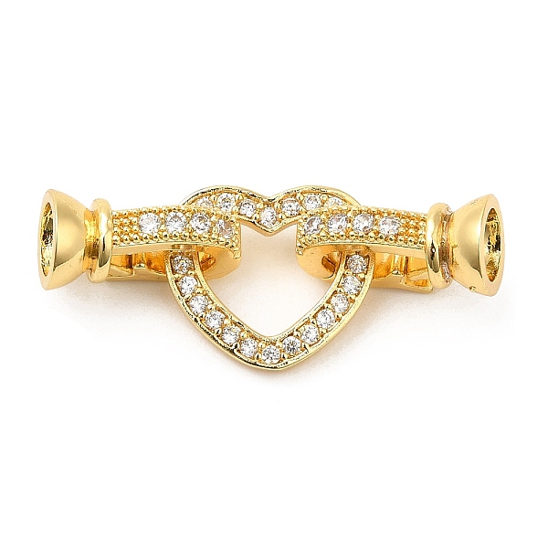 PandaHall Rack Plating Brass Pave Clear Cubic Zirconia Fold Over Clasps, Lead Free & Cadmium Free, Long-Lasting Plated, Heart, Real 18K Gold...
PandaHall Rack Plating Brass Pave Clear Cubic Zirconia Fold Over Clasps, Lead Free & Cadmium Free, Long-Lasting Plated, Heart, Real 18K Gold...