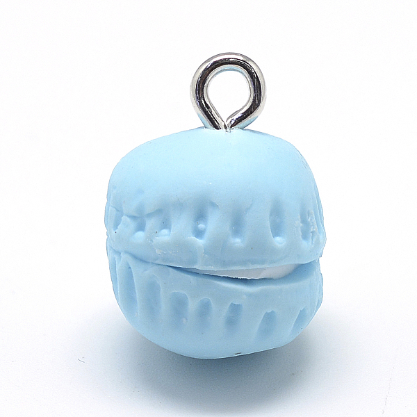 PandaHall Handmade Polymer Clay Pendants, Macarons, Pale Turquoise, 18~20x14~15mm, Hole: 2mm Polymer Clay Food
PandaHall Handmade Polymer Clay Pendants, Macarons, Pale Turquoise, 18~20x14~15mm, Hole: 2mm Polymer Clay Food