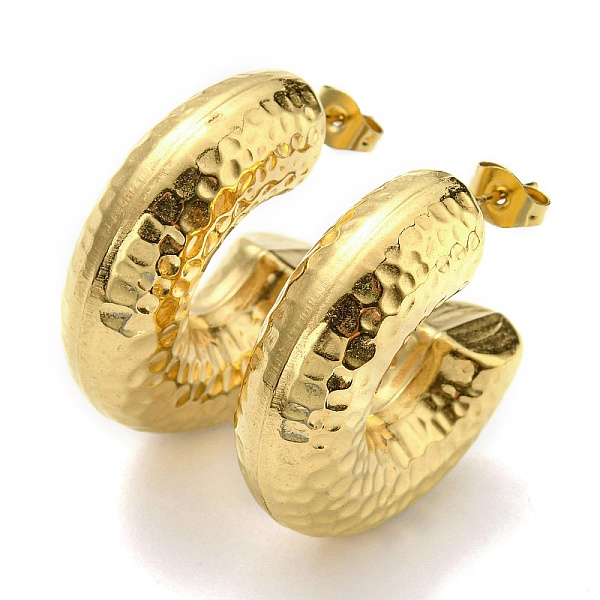 PandaHall Ion Plating(IP) 316 Surgical Stainless Steel Hammered Stud Earrings for Women, Long-Lasting Plated, Real 18K Gold Plated, 31x10mm...
PandaHall Ion Plating(IP) 316 Surgical Stainless Steel Hammered Stud Earrings for Women, Long-Lasting Plated, Real 18K Gold Plated, 31x10mm...
