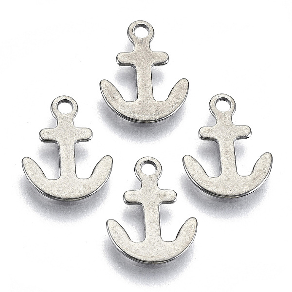 PandaHall 201 Stainless Steel Charms, Laser Cut, Anchor, Stainless Steel Color, 12x9.5x0.7mm, Hole: 1.4mm 201 Stainless Steel Anchor & Helm
PandaHall 201 Stainless Steel Charms, Laser Cut, Anchor, Stainless Steel Color, 12x9.5x0.7mm, Hole: 1.4mm 201 Stainless Steel Anchor & Helm