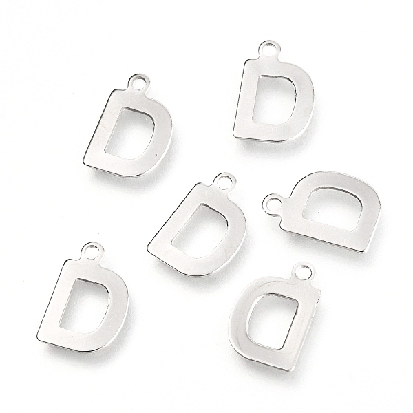 PandaHall 201 Stainless Steel Charms, Alphabet, Letter.D, 12x8x0.6mm, Hole: 1.4mm 201 Stainless Steel Letter D
PandaHall 201 Stainless Steel Charms, Alphabet, Letter.D, 12x8x0.6mm, Hole: 1.4mm 201 Stainless Steel Letter D