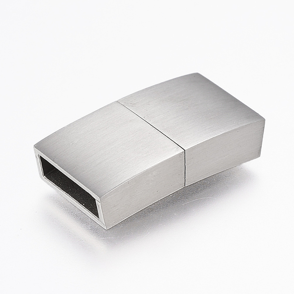 PandaHall 304 Stainless Steel Magnetic Clasps with Glue-in Ends, Rectangle, Stainless Steel Color, 23x12x5mm, Hole: 3x10mm 304 Stainless...
PandaHall 304 Stainless Steel Magnetic Clasps with Glue-in Ends, Rectangle, Stainless Steel Color, 23x12x5mm, Hole: 3x10mm 304 Stainless...