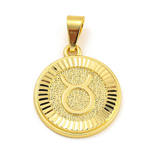 PandaHall Brass Pendants, Real 18K Gold Plated, Flat Round with Constellations, Taurus, 24x20.5x2mm, Hole: 8x3.5mm Brass Taurus
PandaHall Brass Pendants, Real 18K Gold Plated, Flat Round with Constellations, Taurus, 24x20.5x2mm, Hole: 8x3.5mm Brass Taurus