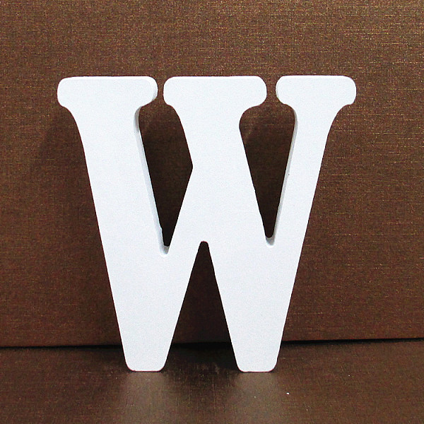PandaHall Letter Wooden Ornaments, for Home Wedding Decoration Shooting Props, Letter.W, 100x100x15mm Wood Letter W White
PandaHall Letter Wooden Ornaments, for Home Wedding Decoration Shooting Props, Letter.W, 100x100x15mm Wood Letter W White