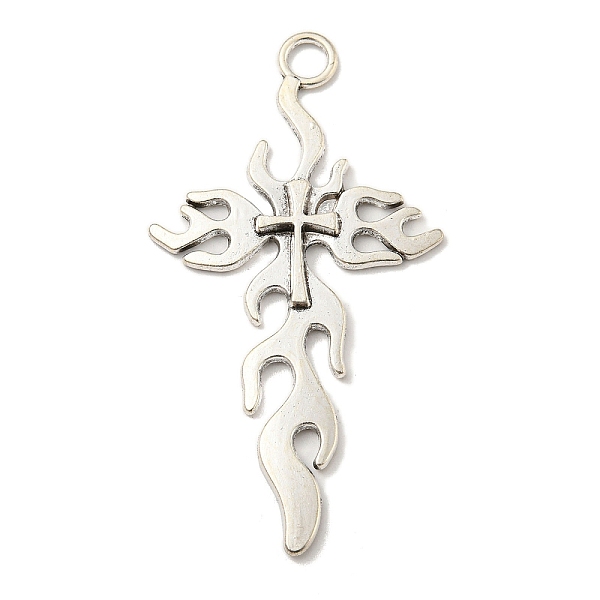 PandaHall Tibetan Style Alloy Big Pendants, Cross Shape Charms, Antique Silver, 65x35x2mm, Hole: 5mm Alloy Cross
PandaHall Tibetan Style Alloy Big Pendants, Cross Shape Charms, Antique Silver, 65x35x2mm, Hole: 5mm Alloy Cross