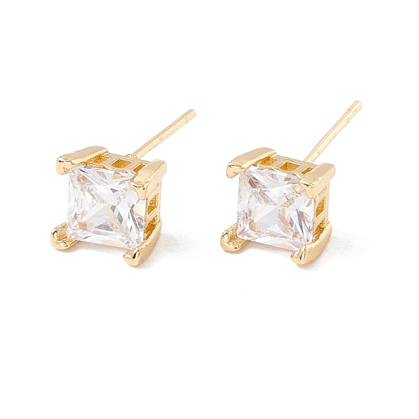 PandaHall Clear Cubic Zirconia Square Stud Earrings, Brass Jewelry for Women, Lead Free & Cadmium Free, Real 18K Gold Plated, 7x7mm, Pin...
PandaHall Clear Cubic Zirconia Square Stud Earrings, Brass Jewelry for Women, Lead Free & Cadmium Free, Real 18K Gold Plated, 7x7mm, Pin...