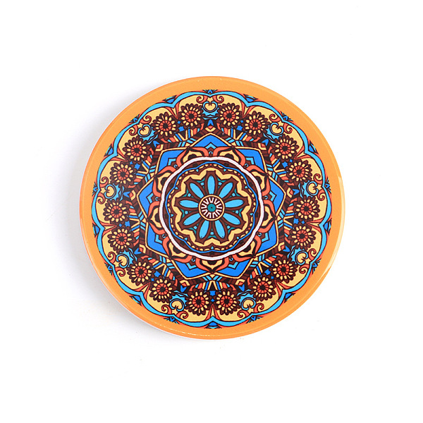PandaHall Porcelain Cup Mats, Flat Round Shape Mandala Pattern Coaster, Dark Orange, 90mm Porcelain Flat Round
PandaHall Porcelain Cup Mats, Flat Round Shape Mandala Pattern Coaster, Dark Orange, 90mm Porcelain Flat Round