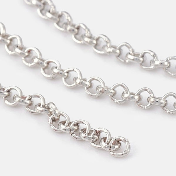 PandaHall Iron Rolo Chains, Belcher Chain, with Spool, Unwelded, Lead Free, Platinum, 2x1mm, about 328.08 Feet(100m)/roll Iron
PandaHall Iron Rolo Chains, Belcher Chain, with Spool, Unwelded, Lead Free, Platinum, 2x1mm, about 328.08 Feet(100m)/roll Iron