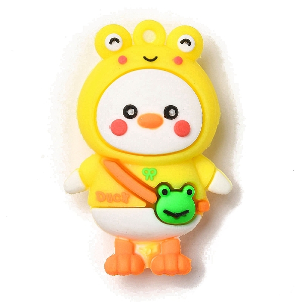 PandaHall Duck with Frog PVC Plastic Cartoon Big Pendants, for DIY Keychain Making, Yellow, 54x35x17mm, Hole: 3.5mm PVC Duck Yellow
PandaHall Duck with Frog PVC Plastic Cartoon Big Pendants, for DIY Keychain Making, Yellow, 54x35x17mm, Hole: 3.5mm PVC Duck Yellow