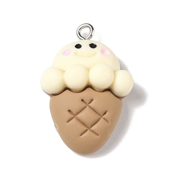 PandaHall Opaque Resin Pendants, Cartoon Charms with Platinum Plated Iron Loops, Ice Cream, 28x19x9.5mm, Hole: 2mm Iron+Resin Ice Cream..., Brown
PandaHall Opaque Resin Pendants, Cartoon Charms with Platinum Plated Iron Loops, Ice Cream, 28x19x9.5mm, Hole: 2mm Iron+Resin Ice Cream..., Brown