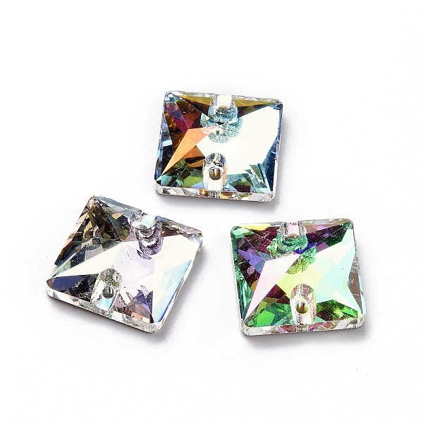 PandaHall Square Shape Sew on Rhinestone, K5 Glass Rhinestone, 2-Hole Link, Plated Flat Back, Sewing Craft Decoration, Mixed Color..., Multicolor
PandaHall Square Shape Sew on Rhinestone, K5 Glass Rhinestone, 2-Hole Link, Plated Flat Back, Sewing Craft Decoration, Mixed Color..., Multicolor