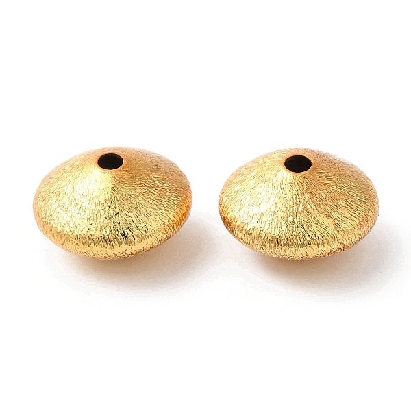 PandaHall Brass Textured Beads, Cadmium Free & Lead Free, Rondelle, Long-Lasting Plated, Matte Gold Color, 12x7.5mm, Hole: 1.8mm Brass...
PandaHall Brass Textured Beads, Cadmium Free & Lead Free, Rondelle, Long-Lasting Plated, Matte Gold Color, 12x7.5mm, Hole: 1.8mm Brass...