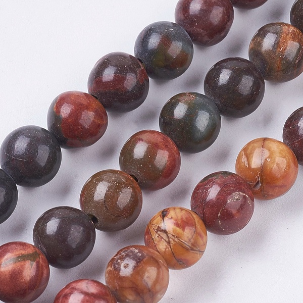 PandaHall Natural Polychrome Jasper/Picasso Stone/Picasso Jasper Beads Strands, Round, 6mm, Hole: 1mm, about 64pcs/strand, 15.35 inch(39cm)...
PandaHall Natural Polychrome Jasper/Picasso Stone/Picasso Jasper Beads Strands, Round, 6mm, Hole: 1mm, about 64pcs/strand, 15.35 inch(39cm)...