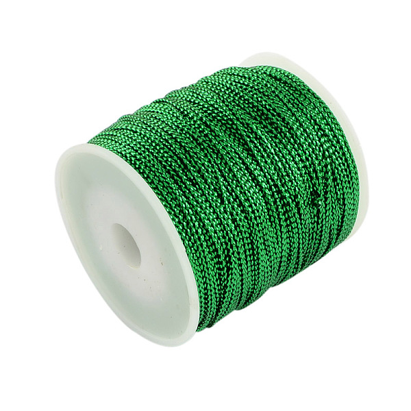 PandaHall 1mm Jewelry Braided Thread Metallic Threads, Polyester Threads, Green, 1mm, about 109.36 yards(100m)/roll Polyester Green
PandaHall 1mm Jewelry Braided Thread Metallic Threads, Polyester Threads, Green, 1mm, about 109.36 yards(100m)/roll Polyester Green