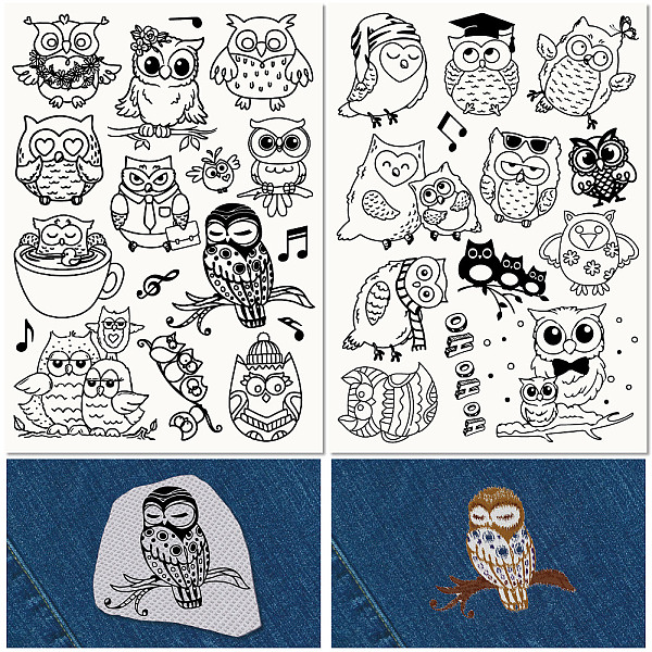 PandaHall CRASPIRE 2 Sheets Cartoon Owl Music Water Soluble Embroidery Stabilizers Patterns Hand Sewing Stick and Stitch A4 Transfers Fabric...
PandaHall CRASPIRE 2 Sheets Cartoon Owl Music Water Soluble Embroidery Stabilizers Patterns Hand Sewing Stick and Stitch A4 Transfers Fabric...