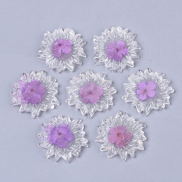 PandaHall Transparent Clear Epoxy Resin Cabochons, with Dried Flower Inside, Flower, Orchid, 32~35x6mm Epoxy Resin Flower Purple
PandaHall Transparent Clear Epoxy Resin Cabochons, with Dried Flower Inside, Flower, Orchid, 32~35x6mm Epoxy Resin Flower Purple