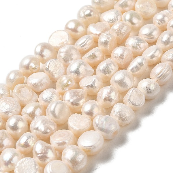 PandaHall Natural Cultured Freshwater Pearl Beads Strands, Two Sides Polished, Grade 2A, Linen, 7~8x7~9x5~7mm, Hole: 0.5mm, about..., Brown
PandaHall Natural Cultured Freshwater Pearl Beads Strands, Two Sides Polished, Grade 2A, Linen, 7~8x7~9x5~7mm, Hole: 0.5mm, about..., Brown