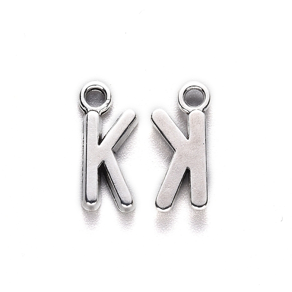 PandaHall Tibetan Style Alloy Pendants, Cadmium Free & Lead Free, Letter.K, K: 16x7.5x2mm, Hole: 2mm, about 1298pcs/1000g Alloy Letter K
PandaHall Tibetan Style Alloy Pendants, Cadmium Free & Lead Free, Letter.K, K: 16x7.5x2mm, Hole: 2mm, about 1298pcs/1000g Alloy Letter K