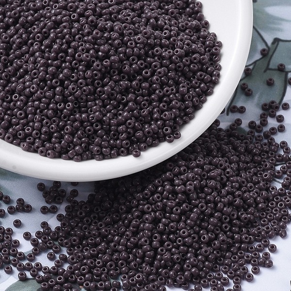 PandaHall MIYUKI Round Rocailles Beads, Japanese Seed Beads, 11/0, (RR497) Opaque Chocolate, 2x1.3mm, Hole: 0.8mm, about 1111pcs/10g Glass..., Brown
PandaHall MIYUKI Round Rocailles Beads, Japanese Seed Beads, 11/0, (RR497) Opaque Chocolate, 2x1.3mm, Hole: 0.8mm, about 1111pcs/10g Glass..., Brown