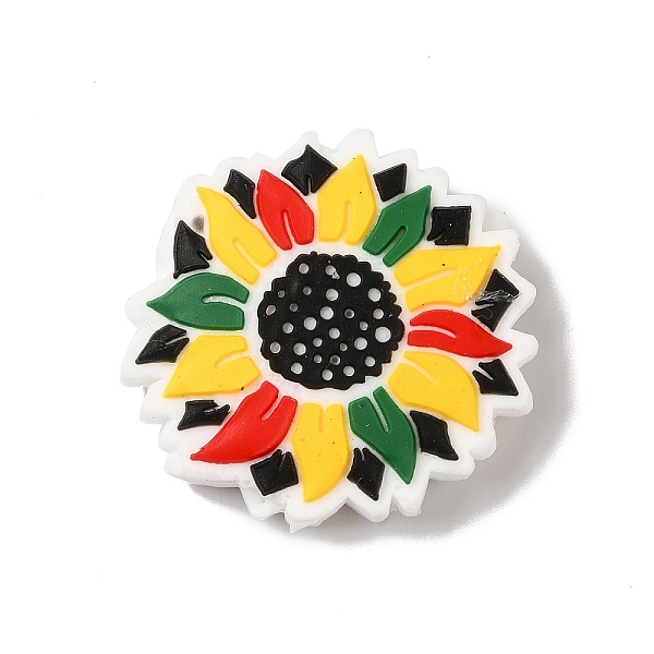 PandaHall Flower Silicone Focal Beads, Silicone Teething Beads, Colorful, 28x29.5x8mm, Hole: 3.5mm Silicone Flower Gold
PandaHall Flower Silicone Focal Beads, Silicone Teething Beads, Colorful, 28x29.5x8mm, Hole: 3.5mm Silicone Flower Gold