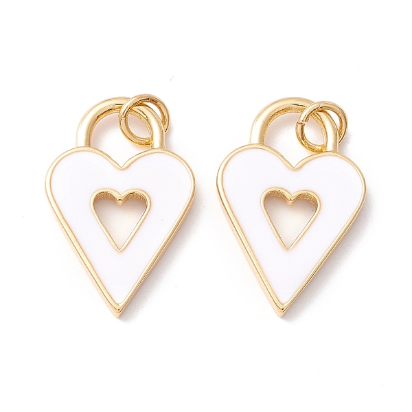 PandaHall Rack Plating Brass Enamel Pendants, with Jump Ring, Cadmium Free & Nickel Free & Lead Free, Real 18K Gold Long-Lasting Plated..., White
PandaHall Rack Plating Brass Enamel Pendants, with Jump Ring, Cadmium Free & Nickel Free & Lead Free, Real 18K Gold Long-Lasting Plated..., White
