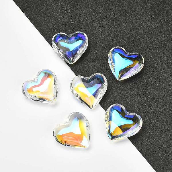 PandaHall Glass Pendants, Heart, Colorful, 40~41x42~43x15mm, Hole: 2mm Glass Heart
PandaHall Glass Pendants, Heart, Colorful, 40~41x42~43x15mm, Hole: 2mm Glass Heart