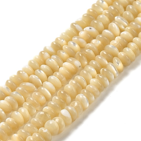 PandaHall Natural Trochus Shell Beads Strands, Rondelle, Wheat, 4~4.5x2mm, Hole: 0.8mm, about 171pcs/strand, 15.04''(38.2cm) Trochus Shell..., Orange
PandaHall Natural Trochus Shell Beads Strands, Rondelle, Wheat, 4~4.5x2mm, Hole: 0.8mm, about 171pcs/strand, 15.04''(38.2cm) Trochus Shell..., Orange