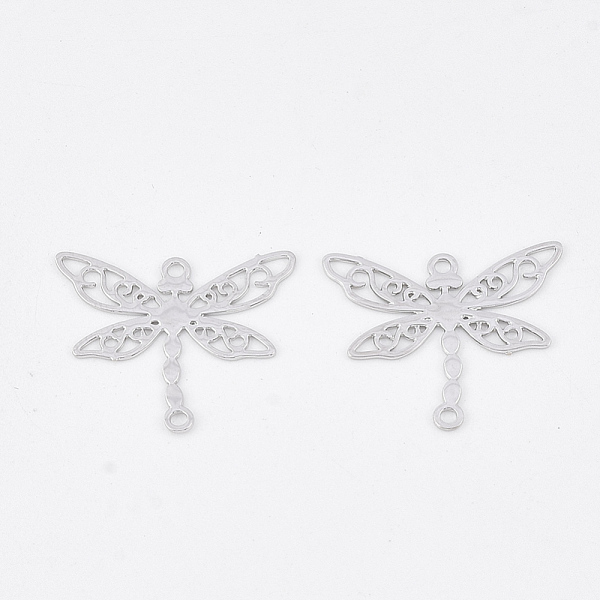 PandaHall Brass Links connectors, Etched Metal Embellishments, Long-Lasting Plated, Dragonfly, Platinum, 13x15x0.3mm, Hole: 1mm Brass...
PandaHall Brass Links connectors, Etched Metal Embellishments, Long-Lasting Plated, Dragonfly, Platinum, 13x15x0.3mm, Hole: 1mm Brass...