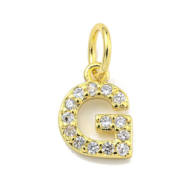 PandaHall Letter Brass Micro Pave Clear Cubic Zirconia Pendants, Jump Ring, Real 18K Gold Plated, Letter G, 8.9x6.8x1.8mm, Jump Ring...
PandaHall Letter Brass Micro Pave Clear Cubic Zirconia Pendants, Jump Ring, Real 18K Gold Plated, Letter G, 8.9x6.8x1.8mm, Jump Ring...