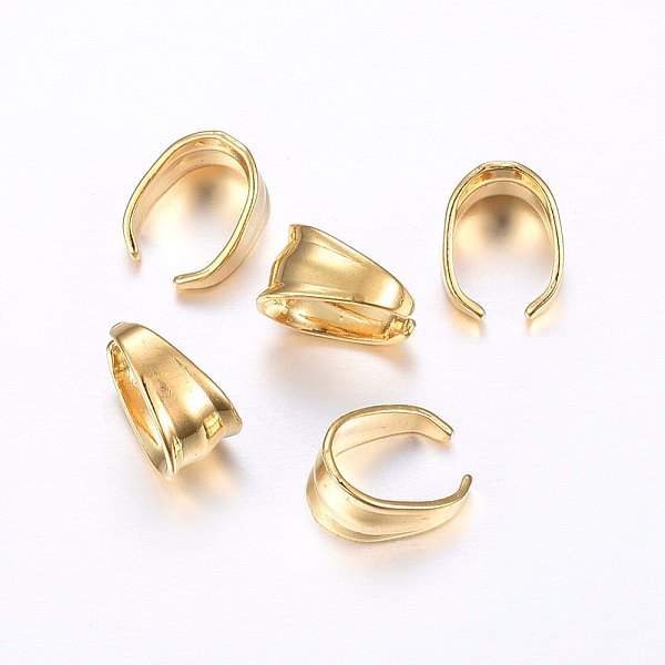 PandaHall 304 Stainless Steel Snap on Bails, Golden, 10x8x6mm, Inner: 9x7mm 304 Stainless Steel
PandaHall 304 Stainless Steel Snap on Bails, Golden, 10x8x6mm, Inner: 9x7mm 304 Stainless Steel