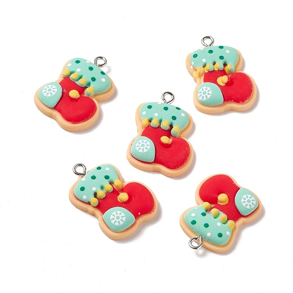 PandaHall Christmas Theme Opaque Resin Pendants, with Platinum Tone Iron Findings, Boot, Red, 26x19x5mm, Hole: 2mm Iron+Resin Others Red
PandaHall Christmas Theme Opaque Resin Pendants, with Platinum Tone Iron Findings, Boot, Red, 26x19x5mm, Hole: 2mm Iron+Resin Others Red
