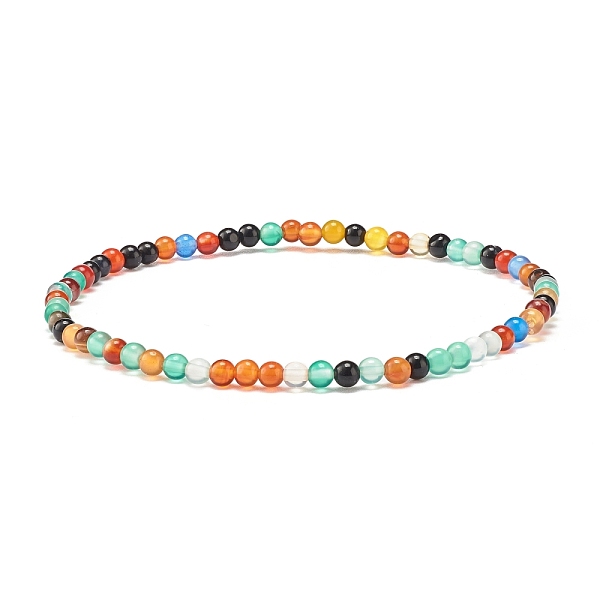 PandaHall Mini Natural Dyed Agate Beaded Stretch Bracelets, for Women Girls, Inner Diameter: 2-1/8 inch(5.4cm) Natural Agate
PandaHall Mini Natural Dyed Agate Beaded Stretch Bracelets, for Women Girls, Inner Diameter: 2-1/8 inch(5.4cm) Natural Agate