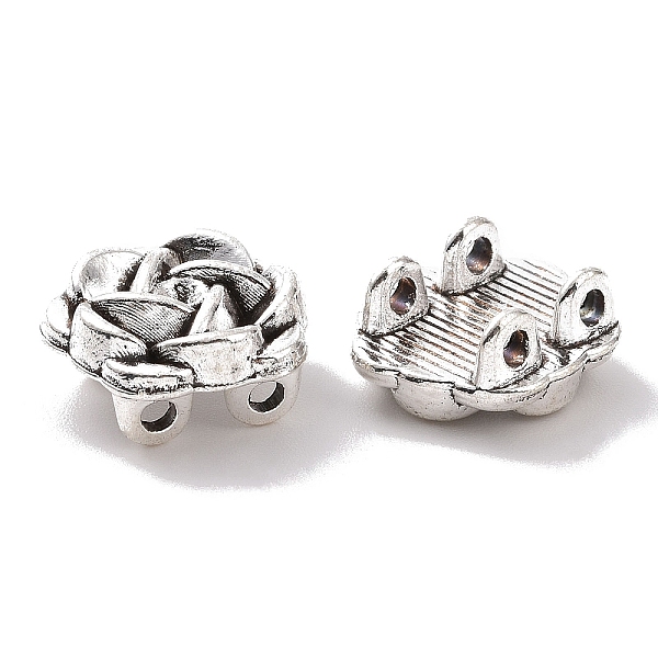 PandaHall Tibetan Style Alloy Multi-Strand Flower Links, Rose, Antique Silver, 12x12.5x3mm, Hole: 1.4mm, about 694pcs/1000g Alloy Flower
PandaHall Tibetan Style Alloy Multi-Strand Flower Links, Rose, Antique Silver, 12x12.5x3mm, Hole: 1.4mm, about 694pcs/1000g Alloy Flower