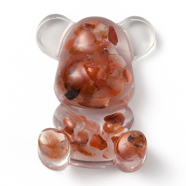PandaHall Resin Display Decorations, with Natural Agate Chips Inside, Bear, 53.5~53.8x41~41.5x17.5~21mm Natural Agate Bear
PandaHall Resin Display Decorations, with Natural Agate Chips Inside, Bear, 53.5~53.8x41~41.5x17.5~21mm Natural Agate Bear