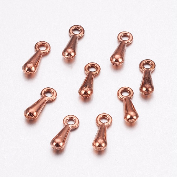 PandaHall Alloy Charms, Chain Extender Drop, Teardrop, Rose Gold, 7x2.5x2mm, Hole: 1mm Alloy Teardrop
PandaHall Alloy Charms, Chain Extender Drop, Teardrop, Rose Gold, 7x2.5x2mm, Hole: 1mm Alloy Teardrop