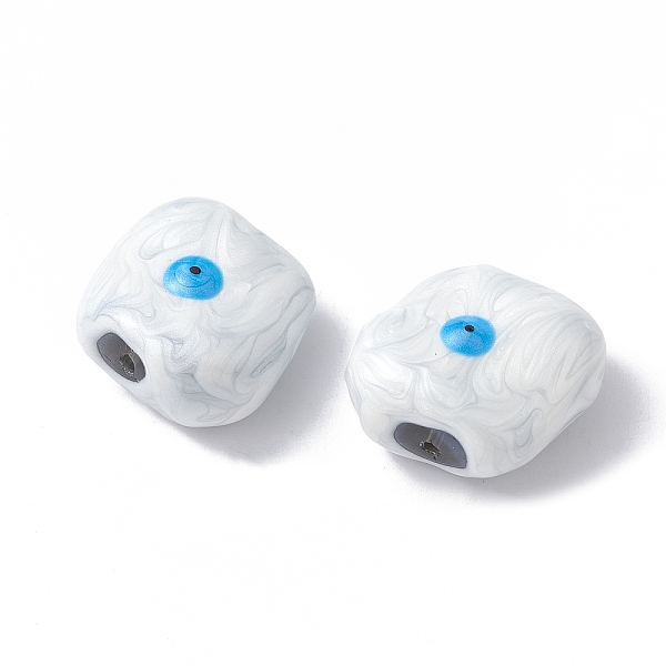 PandaHall Glass Beads, with Enamel, Square with Evil Eye Pattern, White, 20x19x10mm, Hole: 1.2mm Glass Square White
PandaHall Glass Beads, with Enamel, Square with Evil Eye Pattern, White, 20x19x10mm, Hole: 1.2mm Glass Square White