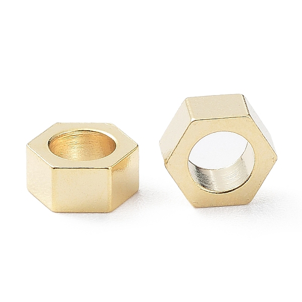 PandaHall 304 Stainless Steel Beads, Hexagon, Real 24K Gold Plated, 5x4.5x2mm, Hole: 2.8mm 304 Stainless Steel Hexagon
PandaHall 304 Stainless Steel Beads, Hexagon, Real 24K Gold Plated, 5x4.5x2mm, Hole: 2.8mm 304 Stainless Steel Hexagon