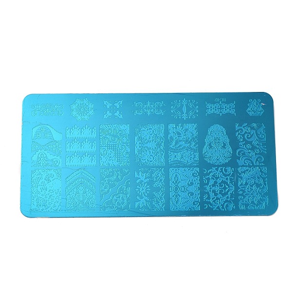 PandaHall Stainless Steel Nail Stamping Plates, Nail Stamper Nail Art Plates Floral Leaf Butterfly, for Template Image Manicure Stencils...
PandaHall Stainless Steel Nail Stamping Plates, Nail Stamper Nail Art Plates Floral Leaf Butterfly, for Template Image Manicure Stencils...