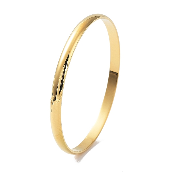 PandaHall Ion Plating(IP) Fashion Polished 304 Stainless Steel Plain Bangles, Golden, 2-1/2 inch(6.5cm) 304 Stainless Steel
PandaHall Ion Plating(IP) Fashion Polished 304 Stainless Steel Plain Bangles, Golden, 2-1/2 inch(6.5cm) 304 Stainless Steel