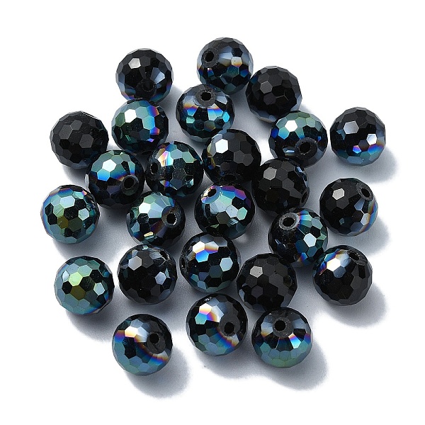 PandaHall Half Plated Glass Beads, Faceted Round, Black, 8x7mm, Hole: 1.5mm Glass Round Black
PandaHall Half Plated Glass Beads, Faceted Round, Black, 8x7mm, Hole: 1.5mm Glass Round Black