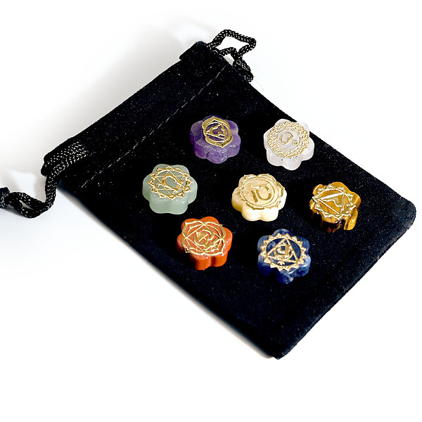 PandaHall 7 Chakras Theme Natural Quartz Crystal & Green Aventurine & Calcite & Red Jasper & Tiger Eye & Yellow Jade & Amethyst Healing...
PandaHall 7 Chakras Theme Natural Quartz Crystal & Green Aventurine & Calcite & Red Jasper & Tiger Eye & Yellow Jade & Amethyst Healing...