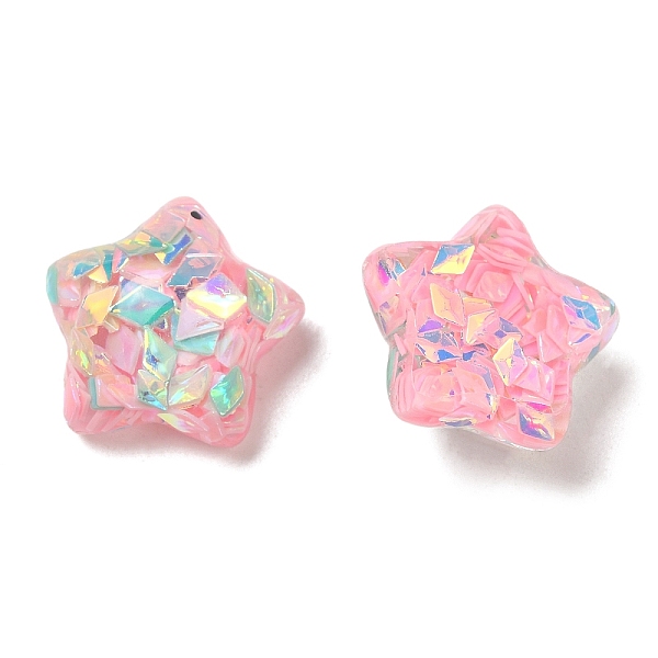 PandaHall Transparent Epoxy Resin Cabochons, with PVC Sequins, Star, Pink, 16x16x8.5mm Epoxy Resin Pink
PandaHall Transparent Epoxy Resin Cabochons, with PVC Sequins, Star, Pink, 16x16x8.5mm Epoxy Resin Pink