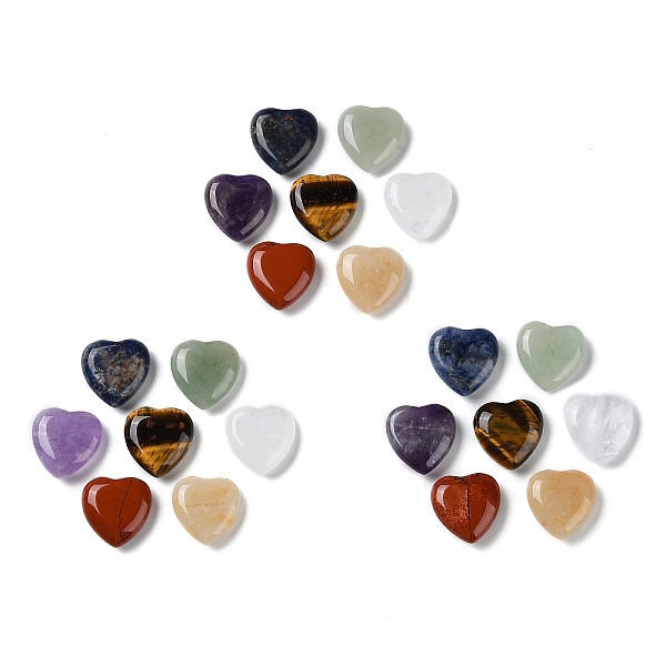 PandaHall 7Pcs 7 Styles Natural Mixed Gemstone Heart Palm Stones, Chakra Crystal Pocket Stone for Reiki Balancing Meditation Home Decoration...
PandaHall 7Pcs 7 Styles Natural Mixed Gemstone Heart Palm Stones, Chakra Crystal Pocket Stone for Reiki Balancing Meditation Home Decoration...