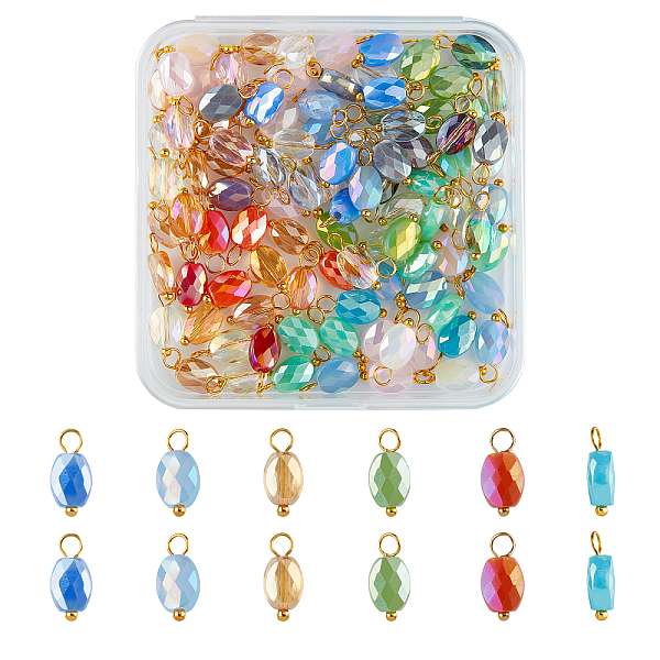 PandaHall SUPERFINDINGS 100Pcs 5 Colors Oval Faceted Beads Pendants Electroplate Glass Pendants Small Crystal Dangle Charms Pendants for DIY..., Multicolor
PandaHall SUPERFINDINGS 100Pcs 5 Colors Oval Faceted Beads Pendants Electroplate Glass Pendants Small Crystal Dangle Charms Pendants for DIY..., Multicolor