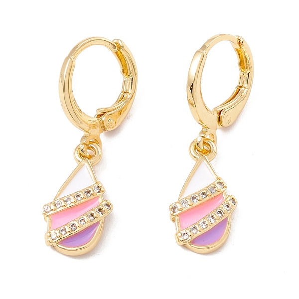 PandaHall Enamel Teardrop Dangle Leverback Earrings with Clear Cubic Zirconia, Real 18K Gold Plated Brass Drop Earrings, Lead Free & Cadmium...
PandaHall Enamel Teardrop Dangle Leverback Earrings with Clear Cubic Zirconia, Real 18K Gold Plated Brass Drop Earrings, Lead Free & Cadmium...