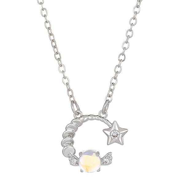 PandaHall Constellation Rhinestone Pendant Necklace, Platinum Brass Star Necklace, Scorpio, 16.14~19.69 inch(41~50cm) Rhinestone Scorpio
PandaHall Constellation Rhinestone Pendant Necklace, Platinum Brass Star Necklace, Scorpio, 16.14~19.69 inch(41~50cm) Rhinestone Scorpio